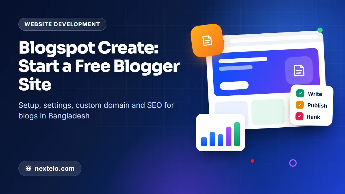 Blogspot Create Guide: How to Start a Site on Google Blogger