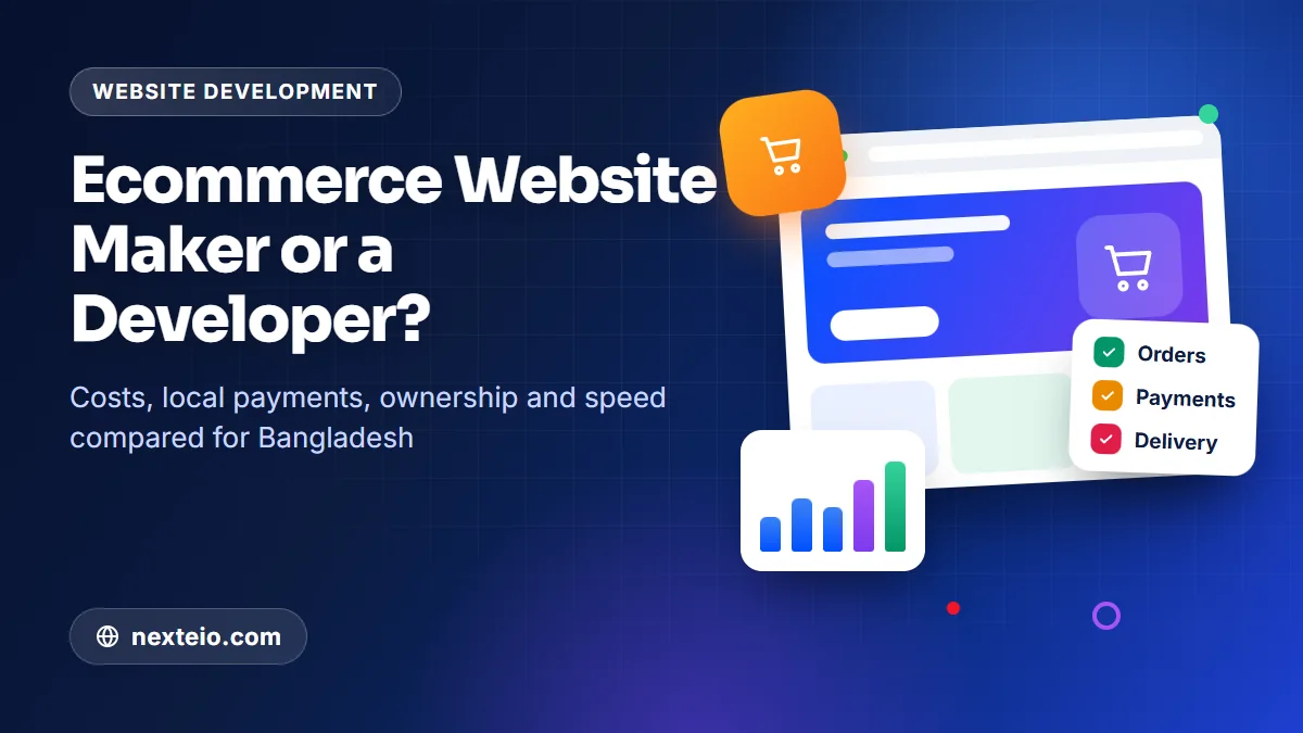 Ecommerce Website Maker or a Developer: Which Should You Choose?